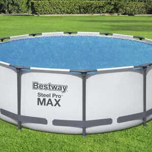 Bestway Copertura termica per piscina  Telo Termico Fast Set da 3,66 in polietilene 356 x 356 cm Ø 366 cm