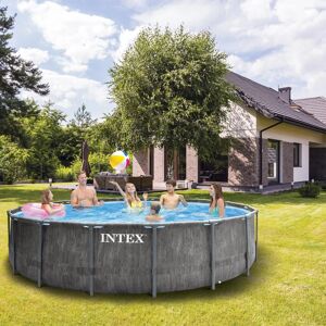 Intex Piscina fuori terra tubolare  Ø 4.57 m  H 1.22 m