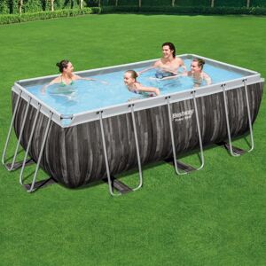 Bestway Piscina fuori terra tubolare  Power Steel2 L int 4.12 m x 2.01 m  H 1.2 m