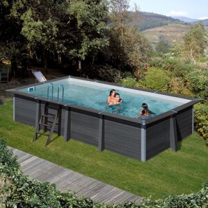 GRE Piscina fuori terra rigida  KPCOR60N L int 5.6 m x 2.8 m  H 1.24 m