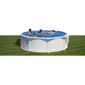 GRE Set Piscina Azores Rotonda Bianca 350 cm KITPR358