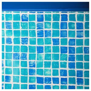 GRE POOLS Liner 0,50 piscina ovale in gres blu 9,15m x 4,70m x 1,32m