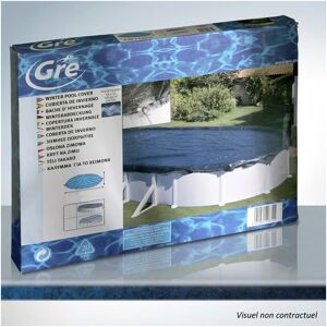 GRE Copertura invernale 120g/m² per piscina Ø4m/4,60m