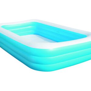 Bestway Piscina family gonfiabile rettangolare 3 anelli +6 anni - cm.305x183x56h.- kg.7,800 (art.54009)