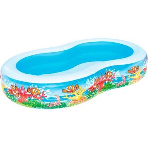 Bestway Piscina Gonfiabile per Bambini  Fondo Marino 262x157x46 cm