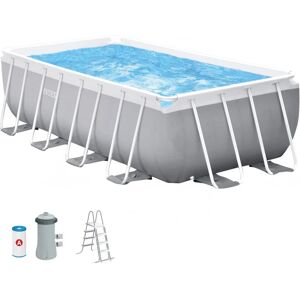 Intex 26790NP - Piscina Prisma Frame con Pompa Filtro, 400x200x122 cm