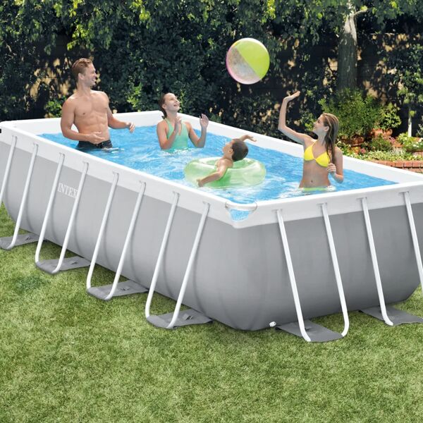 intex piscina fuori terra tubolare  prisma l int 3.76 m x 1.78 m  h 1 m