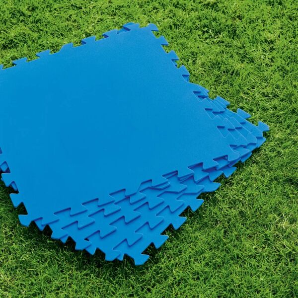 bestway tappetino per piscina  9 pezzi 50 x 50 cm