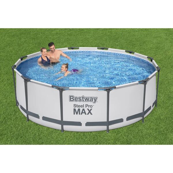 bestway piscina fuori terra tubolare  steel pro max Ø 3.66 m  h 1 m