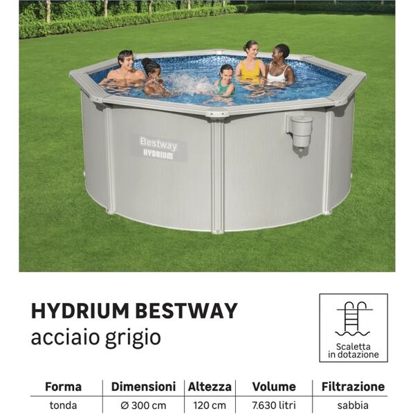 bestway piscina fuori terra rigida  hydrium Ø 3.2 m  h 1.2 m