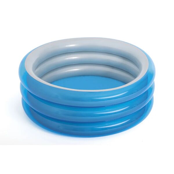 bestway piscina gonfiabile per bambini  big metallic 3-ring pool 150x53 cm