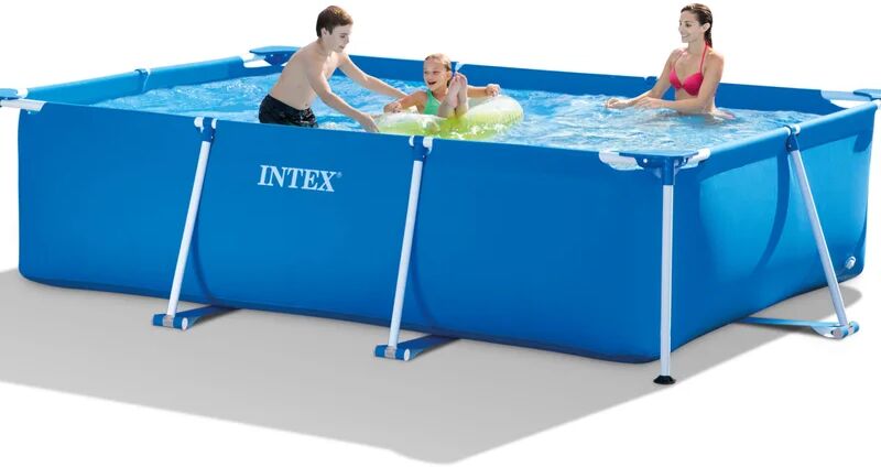 intex piscina fuori terra tubolare  l int 3.0 m x 2.0 m  h 0.75 m