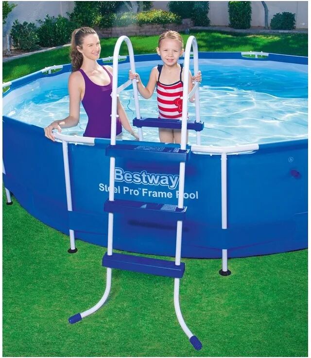 bestway scaletta piscina h 91x107 cm