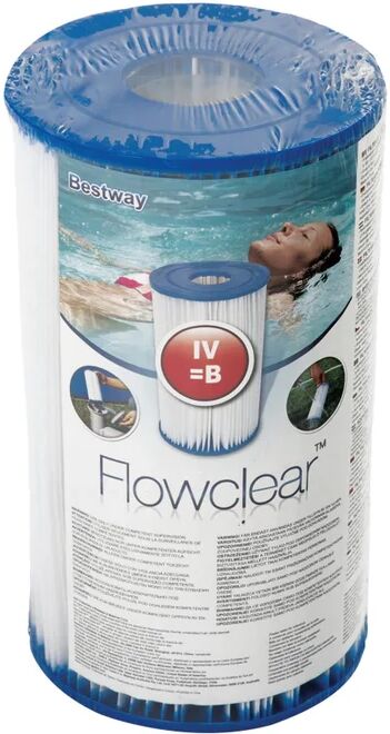 Bestway Cartuccia per filtro piscina Flowclear Tipo IV