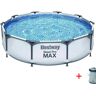 Bestway Piscina steel pro max tonda con telaio portante cm.305x76h. - ø cm.305x76 - capacità lt.4678 - (art.56408)