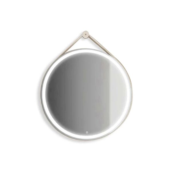 leroy merlin specchio con illuminazione integrata completo di faretto bagno tondo h 60 cm