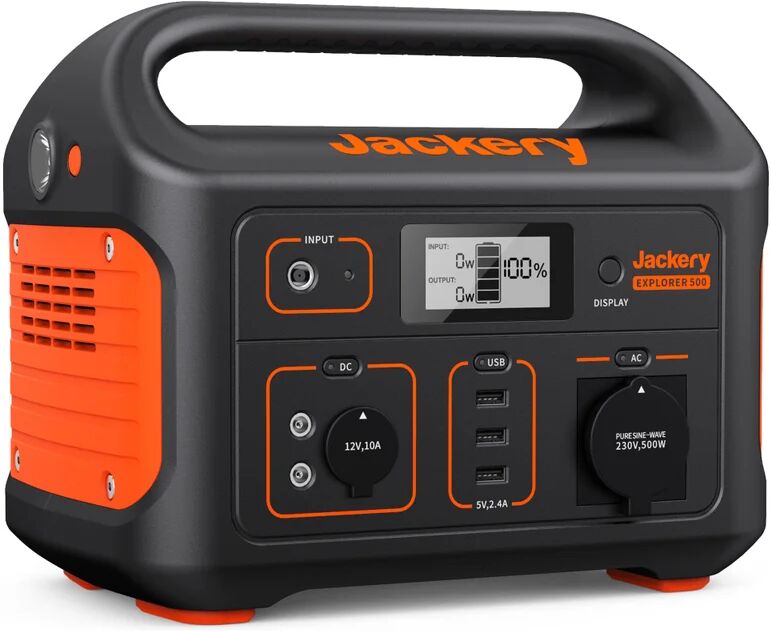 leroy merlin batteria per accumulo energia solare jackery explorer 500eu 12-24 v 21.6 ah