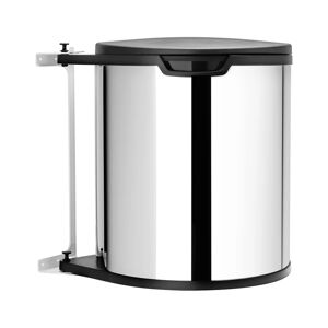 Brabantia Pattumiera estraibile Built-In  manuale grigio 15 L