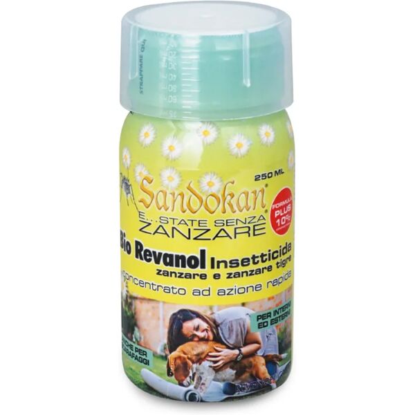 sandokan insetticida liquido per zanzare  bio revanol 250 ml