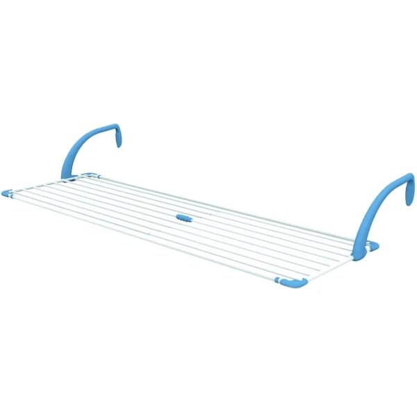 leroy merlin stendibiancheria da appendere brezza extend in acciaio per balcone l 192 cm bianco