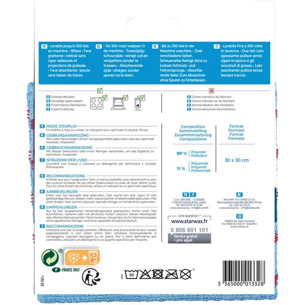 starwax panno in microfibra vetroceramica