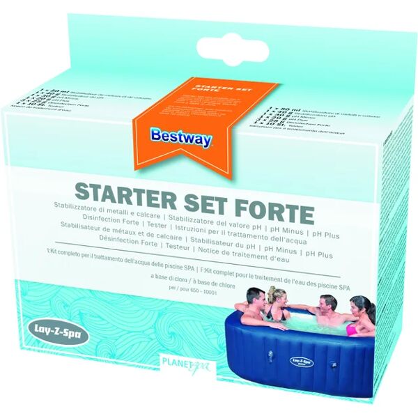 bestway kit per trattamento acqua granulato  starter set forte