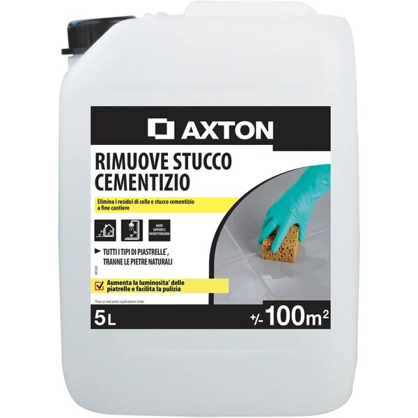 axton detergente rimuove stucco cementizio , 5 l