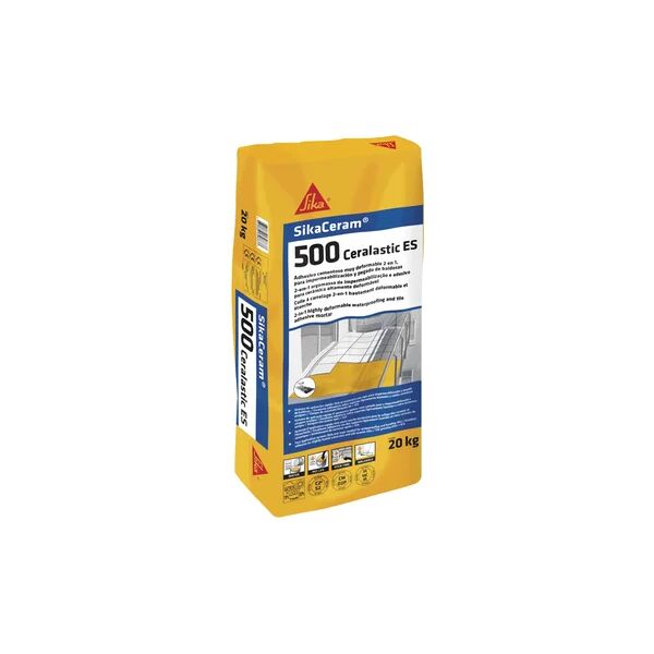 sika ceram-500 ceralastic - malta armata flessibile -