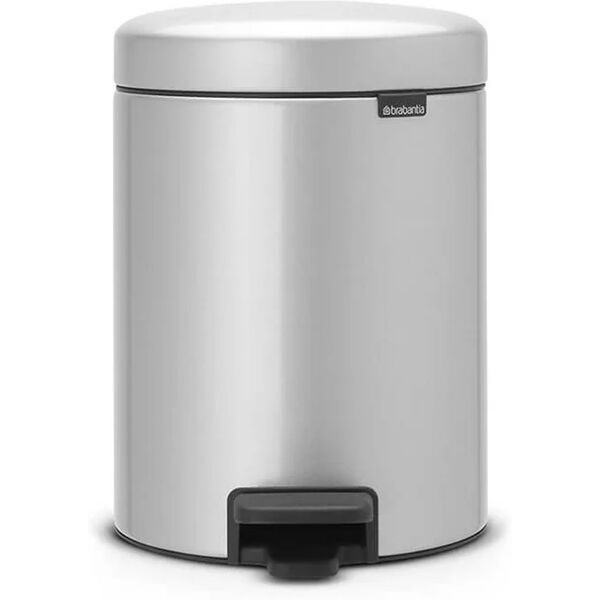 brabantia pattumiera pedal bin lt.5 grigio