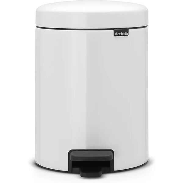 brabantia pattumiera pedal bin lt.5 bianco