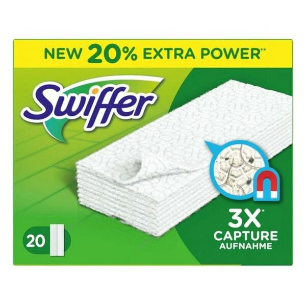 swiffer ricambio per mocio  asciutto (20 uds)