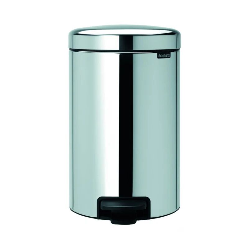 brabantia cestino da bagno a pedale new icon  grigio inox in inox