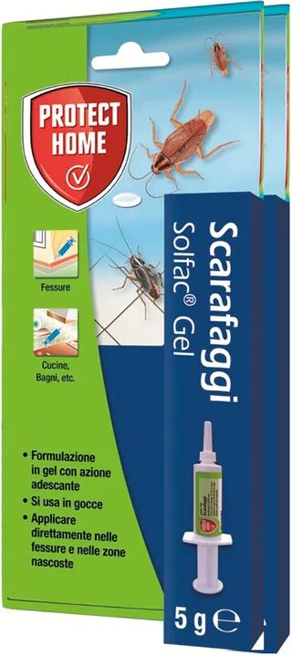 protect home insetticida gel per scarafaggi  solfac 5 gr