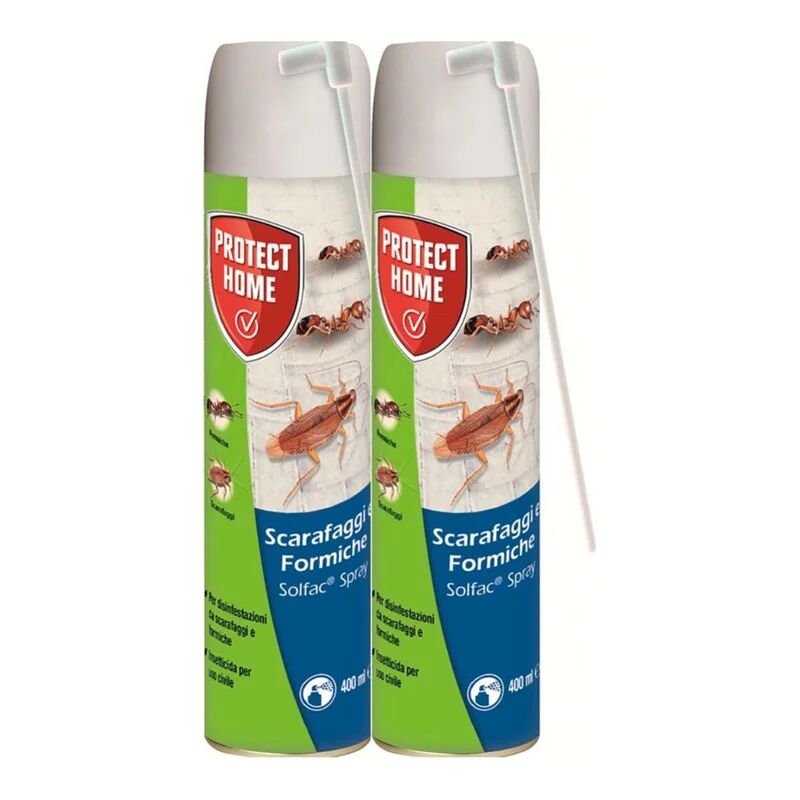 protect home insetticida spray per scarafaggi  solfac 800 ml