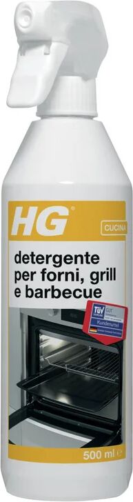 hg detergente e sgrassatore  detergente forni, grill,barbecue  per barbecue forno 0,5 lt