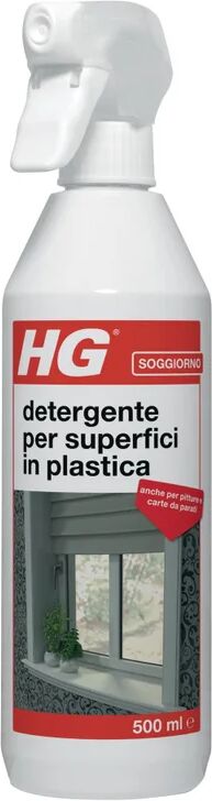 hg pulitore  detergente per superfici in plastica 0,5 lt