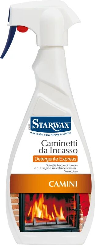 starwax detergente e sgrassatore  vetri caminetti da incasso 500 ml