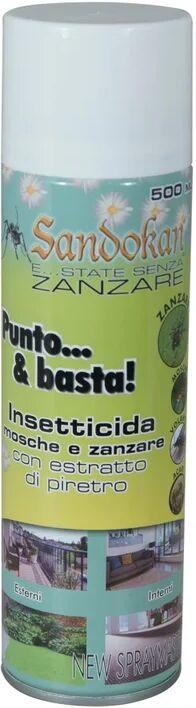 sandokan insetticida spray per zanzare  500 ml