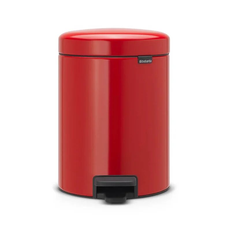 brabantia pattumiera pedal bin lt.5 rosso