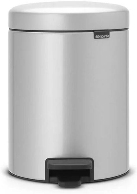 brabantia pattumiera pedal bin lt.5 grigio