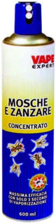 vape insetticida professionale mosche e zanzare - ml.600 in bomboletta spray