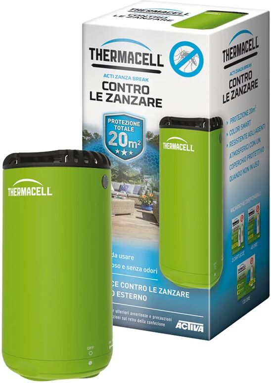 thermacell mini halo verde - repellente zanzare, mosche e pappataci