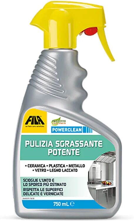 fila powerclean detergente sgrassante spray 750 ml