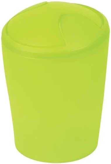 spirella pattumiera da bagno manuale pp move 2l frosty kiwi green