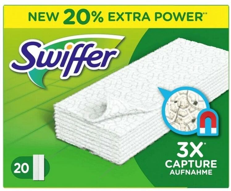 SWIFFER Ricambio per Mocio Asciutto (20 uds)