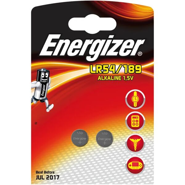 energizer pila lr54 / d189a / v10ga  2 batterie