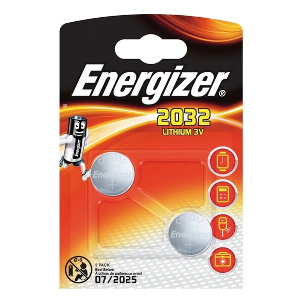 energizer pila cr2032  2 batterie