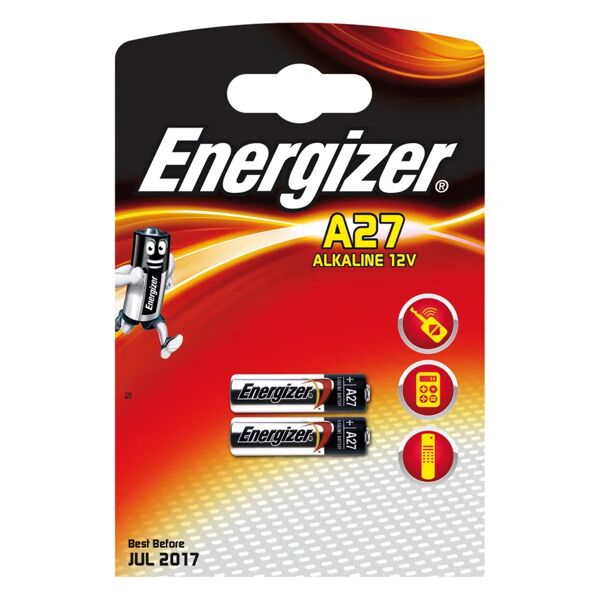 energizer pila a27 / mn27  2 batterie