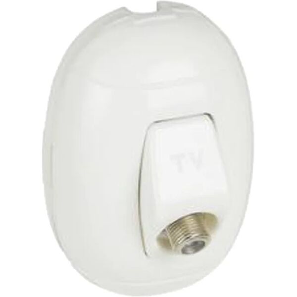 bticino presa multimedia cavo satellitare oval , colore bianco