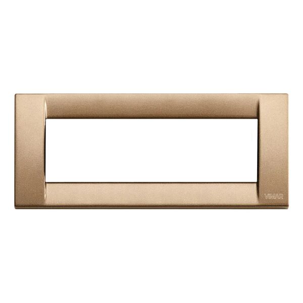 vimar placca 6 moduli idea  bronzo metallizato